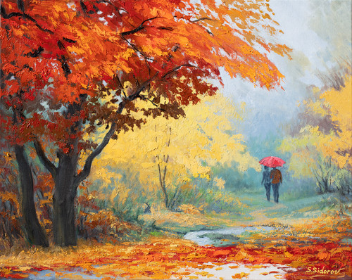 "Autumn Fog" by Stan Sidorov 16x20
