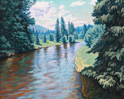 "Colorado River" by Stan Sidorov 30x24