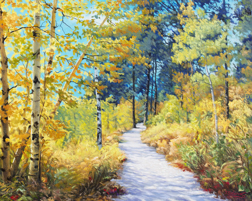 "Bright Autumn Day" by Stan Sidorov 24x30