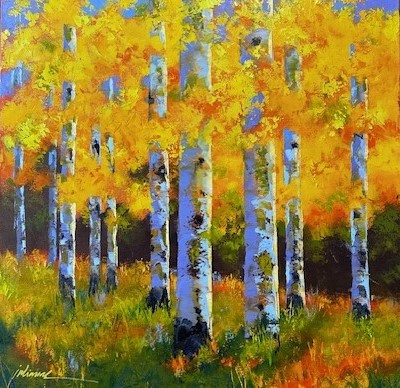 "Golden Years" by Julianne Miller 24x24