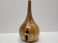 Turned Wood Genie Escapes Vase in Ash with Maple PEWA by Dave Landers