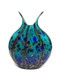 Hand Blown "Flat Vase CF Small Size" by Danny Polk Jr (Back)