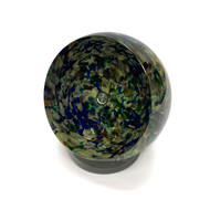 Hand Blown "Hollow Earth Paperweight" by Danny Polk Jr (Side)