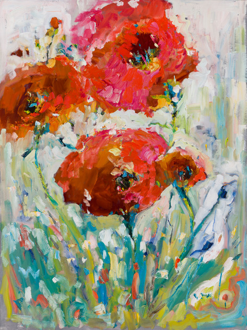 Radiant Blooms by Dawn Normali 30x40