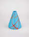 "Vase Small Chrysocolla Cone Red" hand blown glass by Scott Staats