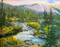 "Indian Peaks Wilderness", Oil by Mary Landis
