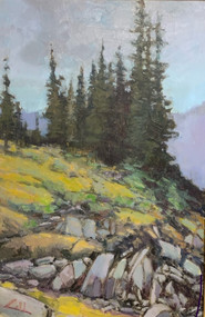 "Rocky Foundation", Oil by George Coll