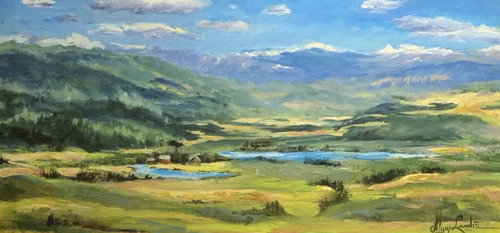 "Creede Homestead", Oil by Mary Landis