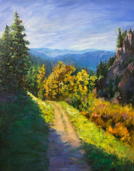 "Path to Fall Beauty", Oil by Mary Landis