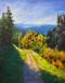 "Path to Fall Beauty", Oil by Mary Landis