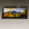 Panoramic fine art photography by David Clack mounted as a triptych.  Image is UV laminated onto three panels with a fade and scratch resistant coating. No need to find a stud to hang. Each oxidized porcelain panel is 16×24 inches with overall dimensions of 48×24 inches. This elegant presentation is ready to hang and big enough to go on a large wall in an office or over a sofa in a living room.