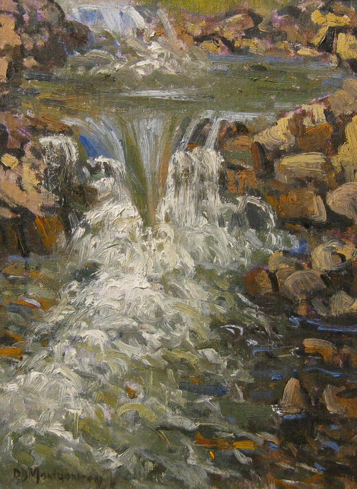 "The Drop" by David Montgomery 9x12