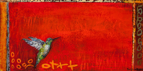 "Treasure Keeper" by Tracy Pristas, 15x30. 