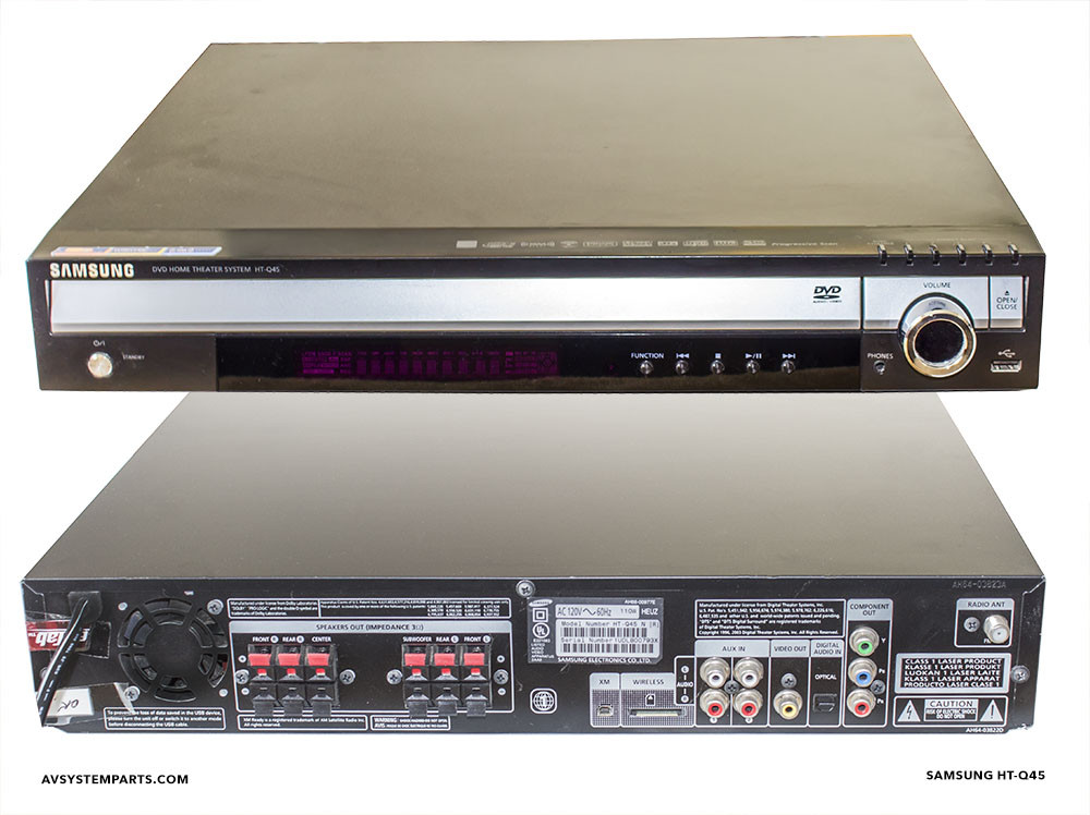 Samsung Ht Q45 5 Disk 5 1ch Dvd Am Xm Home Theater Receiver 800w