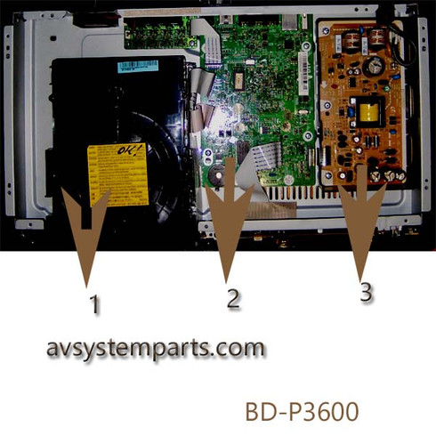 Samsung BD-P3600 Parts:BD-P3600A,AK41-00851A,AK41-00216A,AK41-00851A