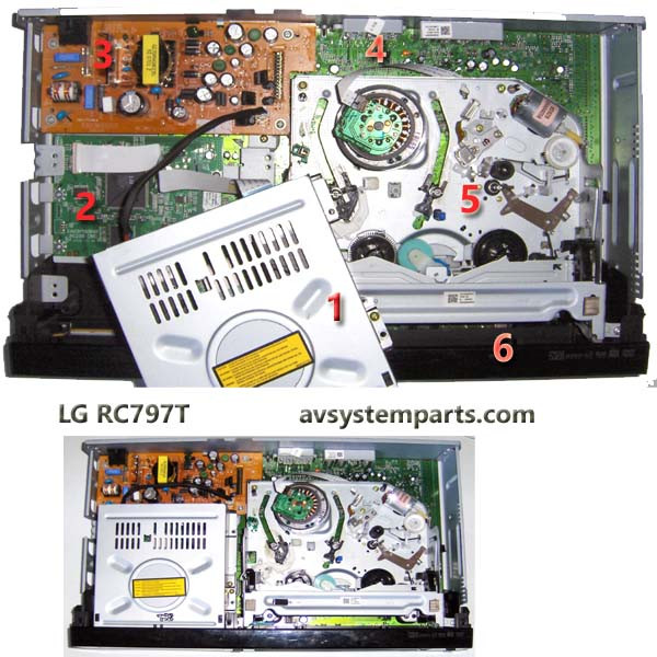 LG RC797T Parts: EAX39364201,EBR32138037,EAX3138310,AAX32868002