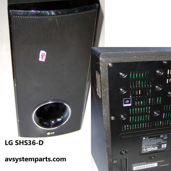 LG SHS36D Wifi Active Subwoofer p/n MEZ63887301