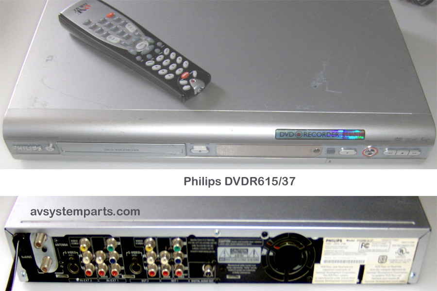 Philips Dvdr 615 37 Dvd Video Player Recorder W Tv Tuner