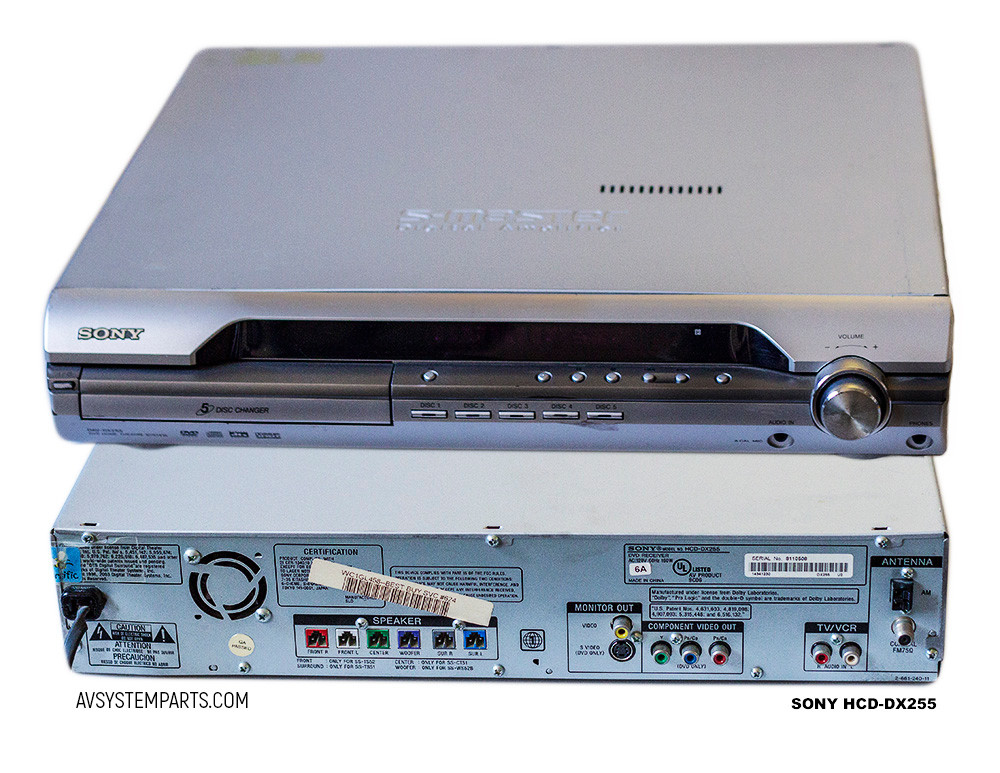 Sony Dav Hcd Hdx255 5 1ch 1000w Hdmi 5disk Changer Theater System Receiver Unit Sony Dav Hcd Hdx255 5 1ch 1000w Hdmi 5disk Changer Theater System Receiver Unit