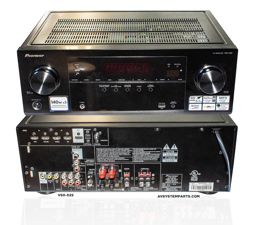pioneer vsx 522