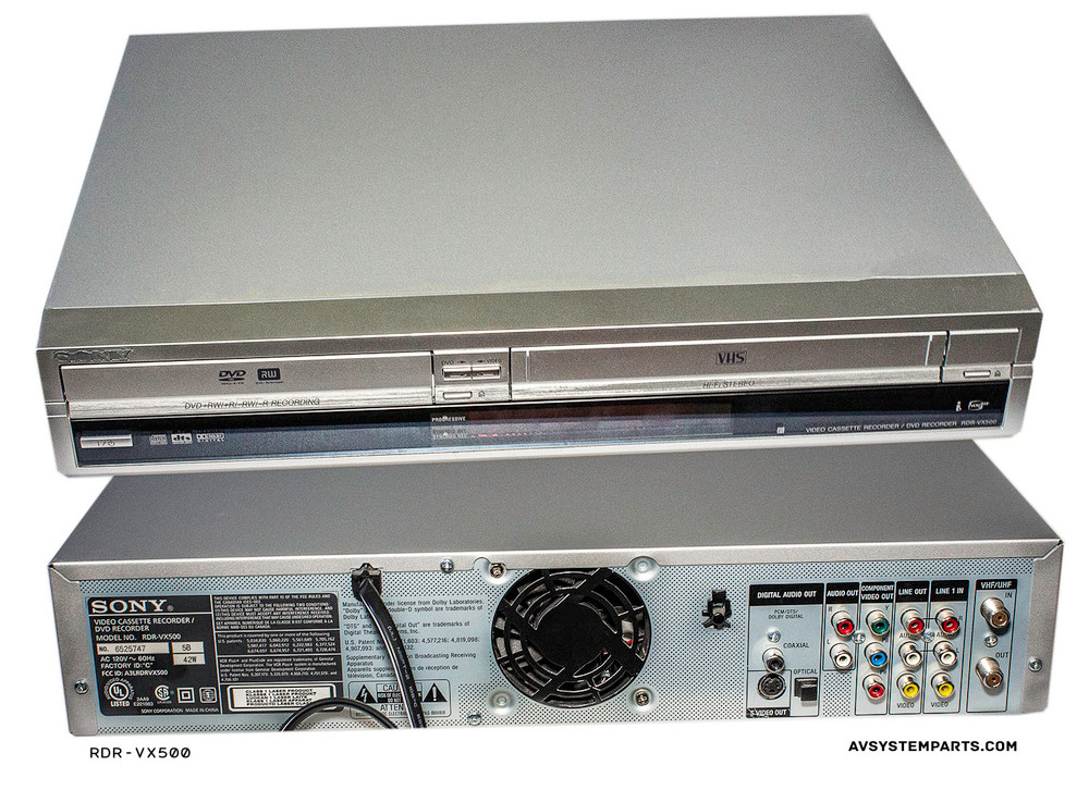 Sony RDR VX500 DVD Recorder VCR Combo HiFi Analog TV Tuner Sony RDR VX500 DVD Recorder VCR Combo HiFi Analog TV Tuner