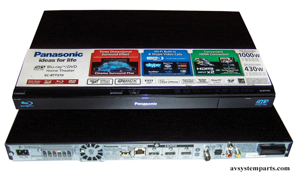Panasonic SA-BTT370 3D BD 5.1ch 1000w WiFi Home Theater System Player