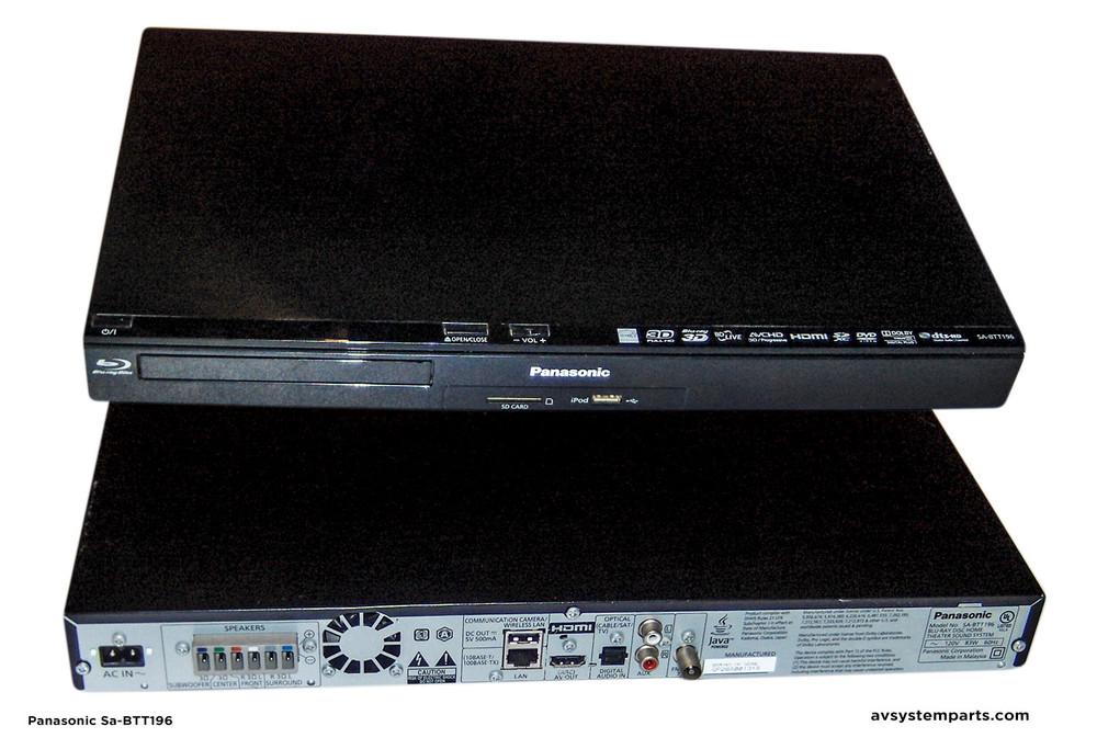 Panasonic Sa Btt196 5 1 Ch 1000w 3d Blu Ray Home Theater System Player Panasonic Sa Btt196 5 1 Ch 1000w 3d Blu Ray Home Theater System Player