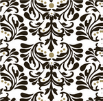 Elizabeth Brocade Black & White