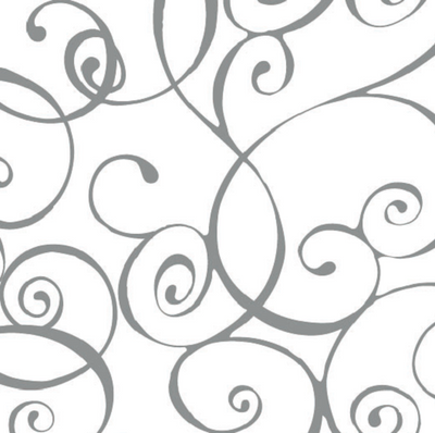 Elegant Swirl Silver