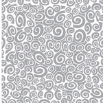Bold Silver Swirl
