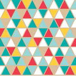 Geo Triangles Teal