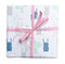Counter Roll Gift Wrap - 80gsm - 50m - Rabbit on White