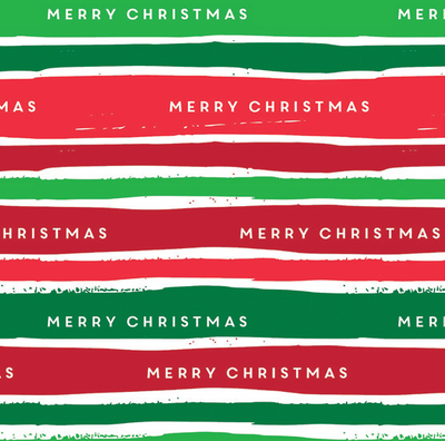 Christmas Type Stripe