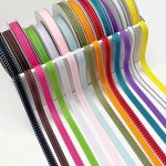 Grosgrain with White Stitch 9mm x 20m - please ask for available colours