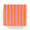 Pink Burnt Orange Strip Matte
