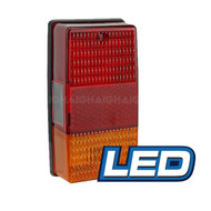 LED TRAILER LAMP RED/AMBER RECT.