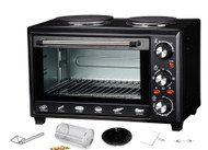 MAXIM 28L Oven with Hot Plates & Rotisserie 
