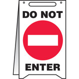 Fold-Up "Do Not Enter" Sign              