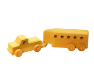 Truck and horse trailer