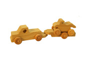 Truck with All Terrain Vehicle on Trailer