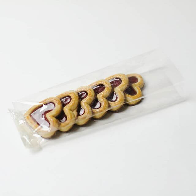 Cookies in cellophane bag