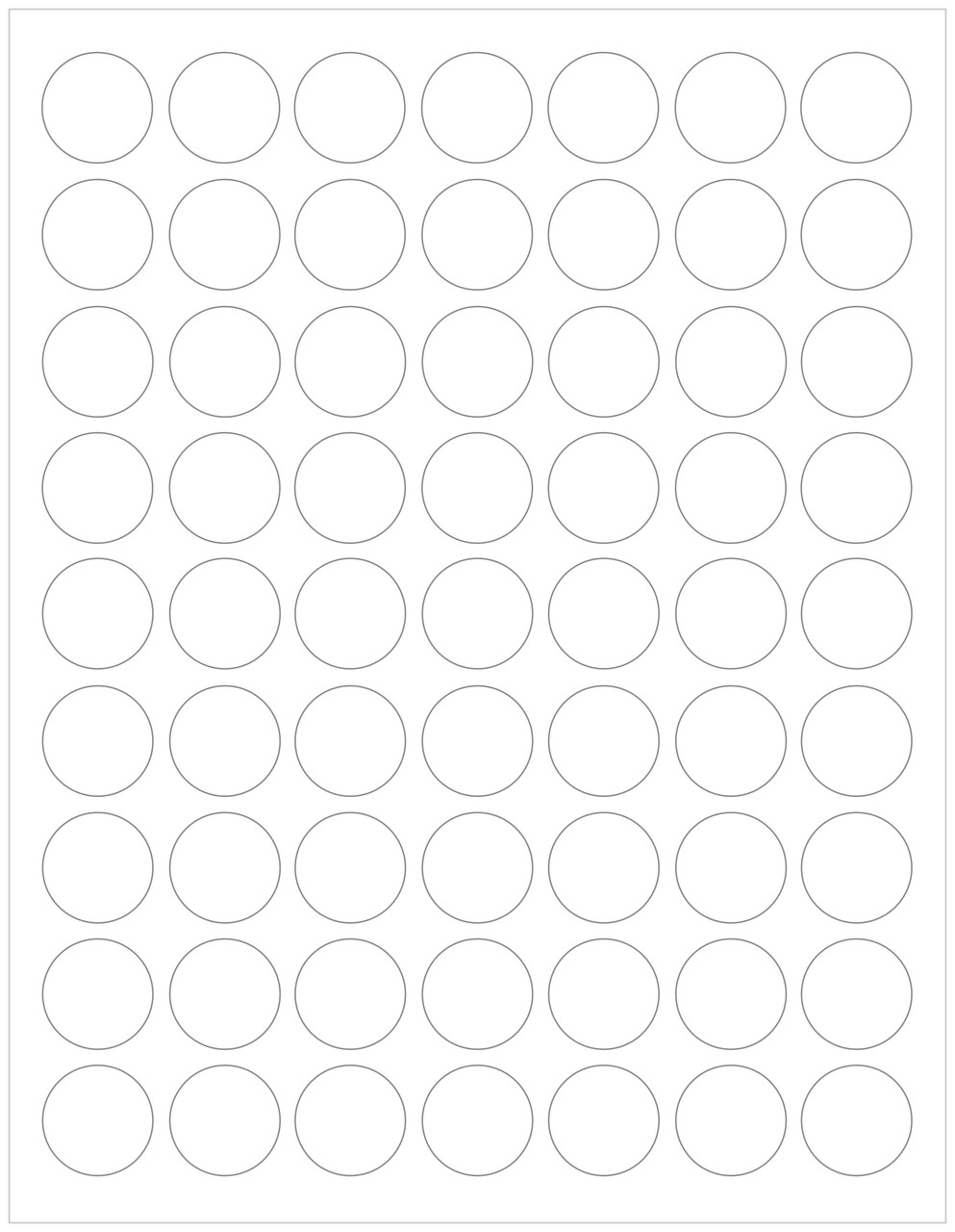 Label planet round labels
