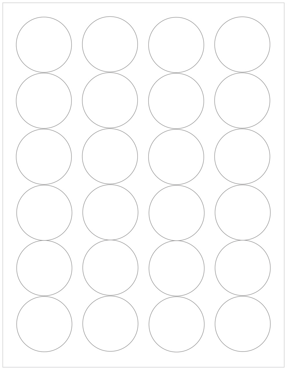 Label planet round labels
