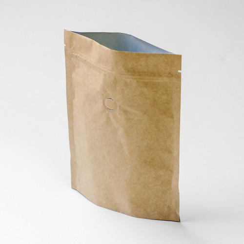 Compostable Kraft Coffee Bag with Valve