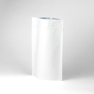 16oz White Compostable Stand Up Pouches