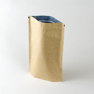 4oz Kraft Compostable Stand Up Pouches - Case [Imperfect]