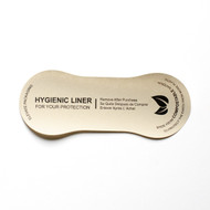 4.75" x 1.8" Adhesive Hygiene Liners, Natural [Closeout]