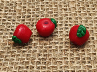 1 | Red  Apple Glass Beads