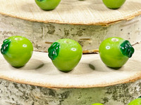 1 | Green Apples Glass Beads