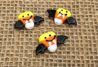 1 | Vampire Bat Candy Corn Lampwork Glass Beads
